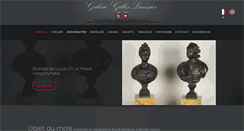 Desktop Screenshot of galerie-linossier.com